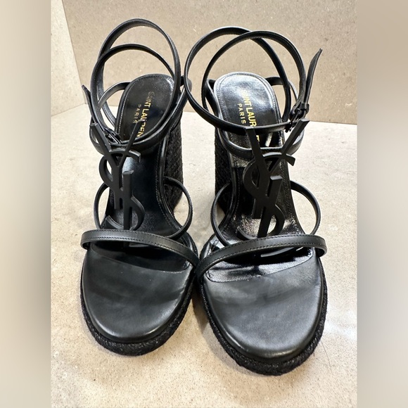 Saint Laurent Cassandra Wedges - Picture 3 of 7